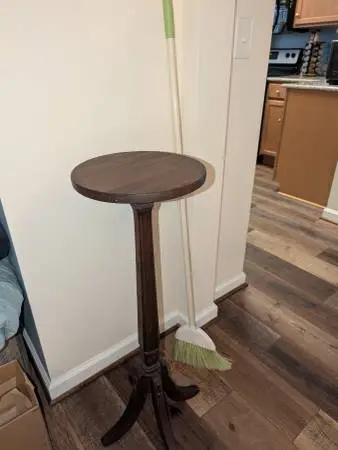 Brown Wooden Plant Stand