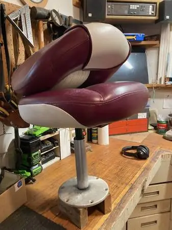 Boat seat and pedestal
