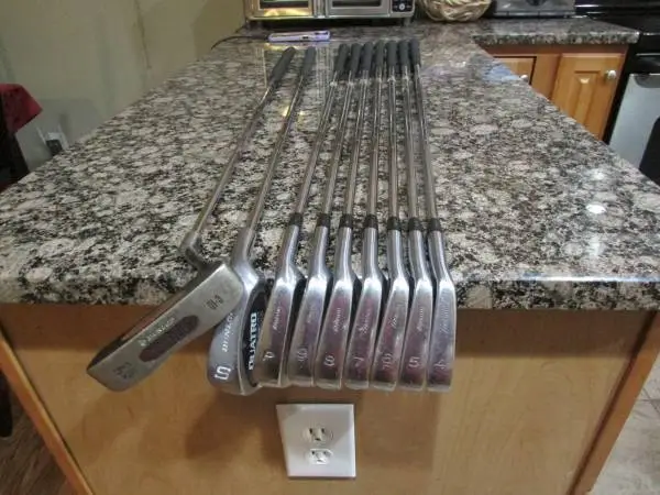 Golf Clubs, Mizuno Stainless Complete set, Excellent