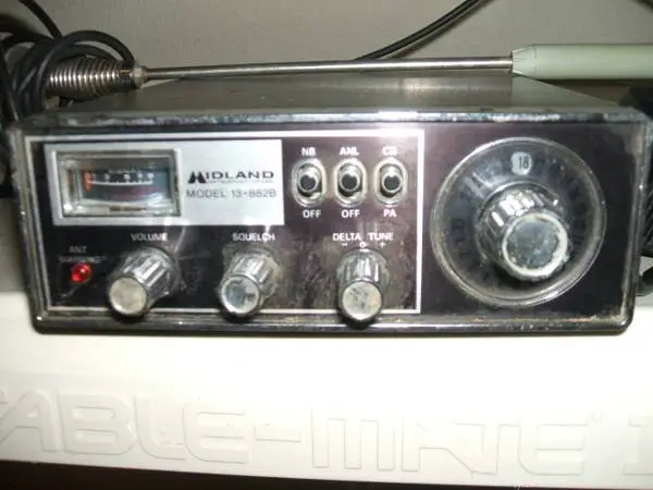 CB Radio with antenna