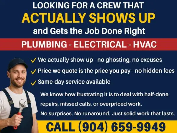 ✅ Plumber • Electrician • AC - HVAC Repair – Same Day Service ✅