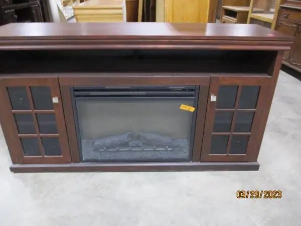 Cabinet with Electric fireplace   #3742