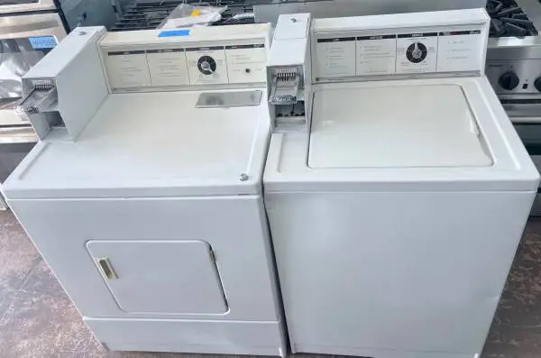 Kenmore Commercial Coin Operated Washer and Dryer Set,  Gas 7 cu Ft