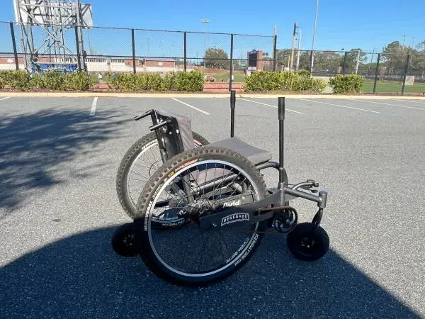 WHEEL CHAIR Renegade All Terrain arm and hand propelled