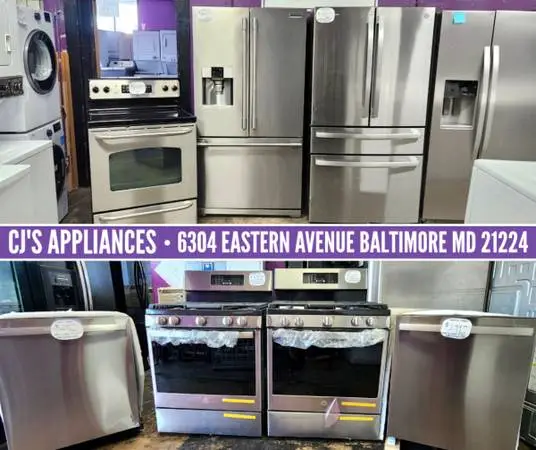 Washers Dryers Refrigerators Ranges & MORE • New & Used • 90 Day Warranty