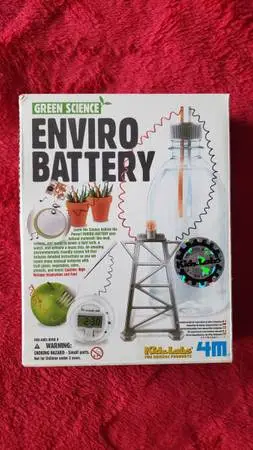 Toys Kids Project Experiment Green Science Enviro Battery Kidz Labs