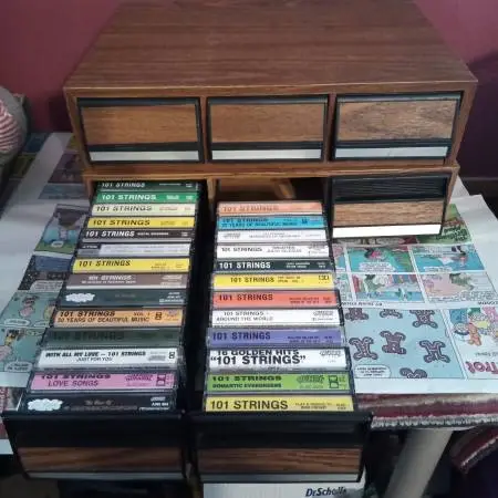 26 101 Strings Cassette Tape + 2 Tape Storage Units 84 Tape Capacity
