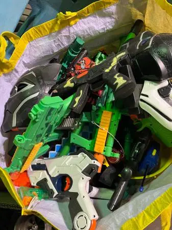 Toy guns , mask, laser tag guns,