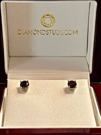 Final Price Drop! Pair 1 Ct. Tw. Black Diamond Studs