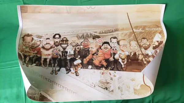 Poster 3 x 2 Joe Rogan Last Supper JRE