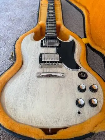 Gibson Custom Dealer Select 1961 Les Paul SG Standard Reissue – Gloss TV White
