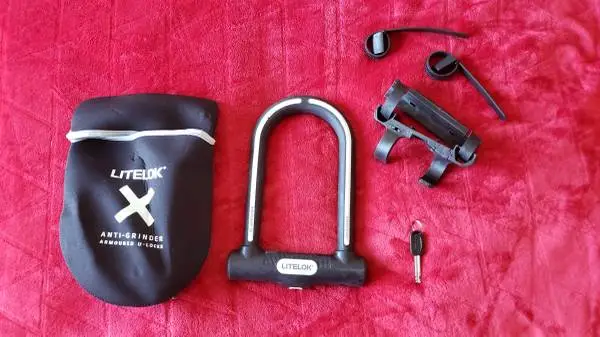 Bicycle Lock Litelok X1 Anti Angle Grinder Armoured