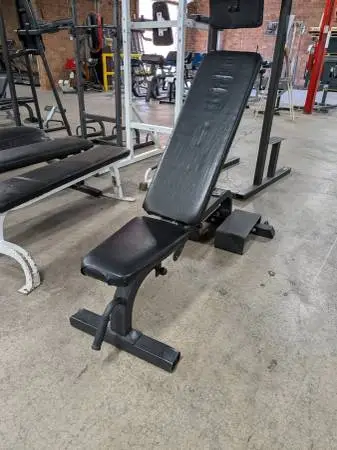Black Adjustable Bench - Used