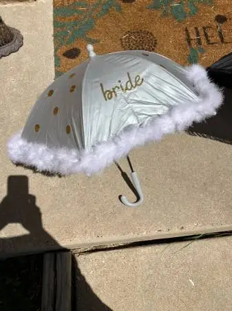💍 Bride Parade Umbrella – New Orleans Second Line Wedding Style