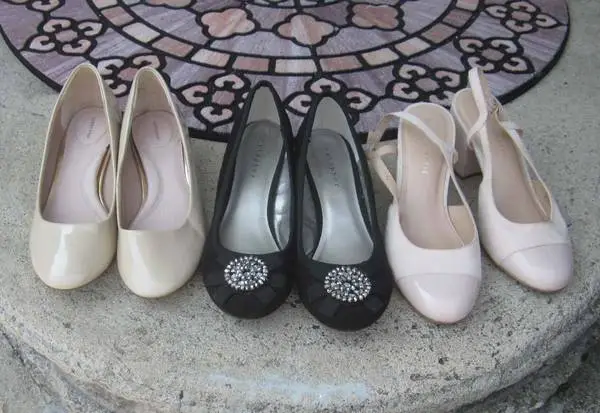 Lot of 3 pairs Womens Summer Dress Shoes sz 9, like new
