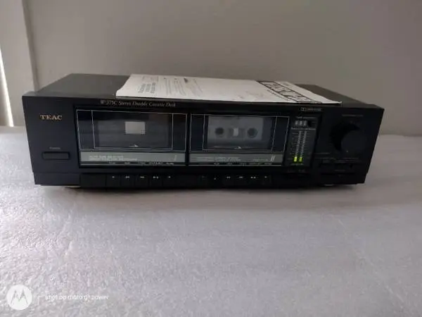TEAC W-375C Stereo Cassette Deck Dolby (Cleaned, New Belts)