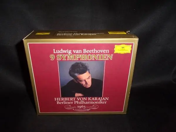 Ludwig van Beethoven 9 SYMPHONTEN HERBERT VON KARAJAN CD 5 Discs 429 0