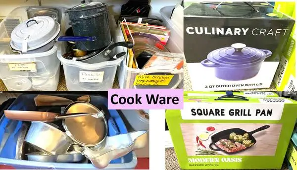 Appliances and Cookware at the Moquah Thrift Store!