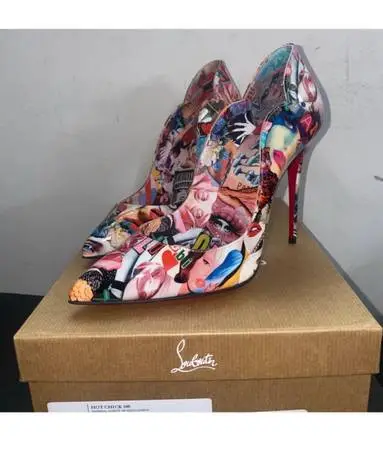 Christian louboutin high heels red bottoms sz 7.5-8
