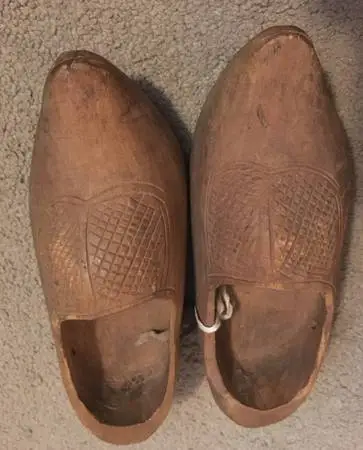 Antique Wooden Clogs
