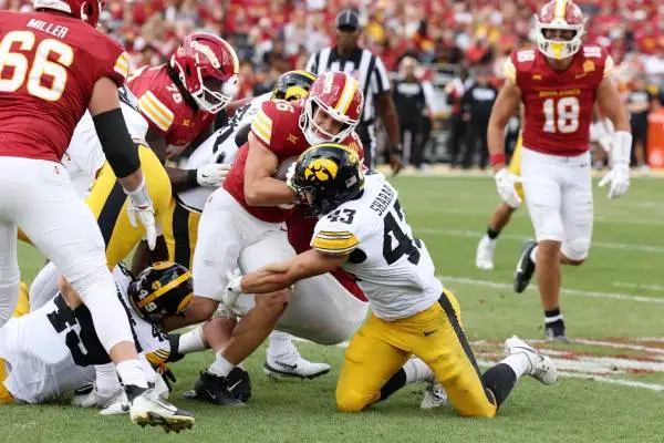 FOUR IOWA-IOWA STATE FOOTBALL SEATS FOR SALE