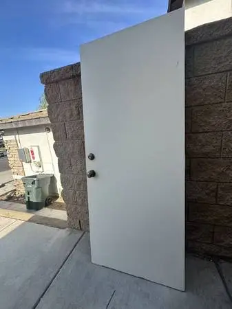 Fire Door for Garage with Hinges and Handle