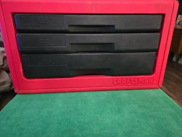 Craftsman 165 pc Socket Set & 3 draw portable case USA!