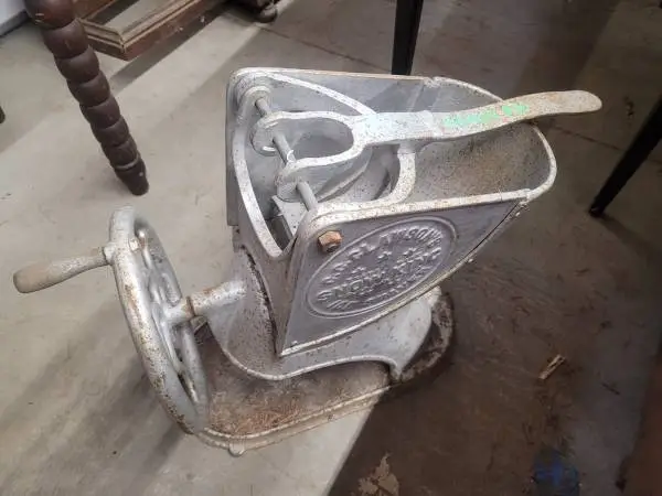 Antique Industrial Clawsons Snow King Ice Shaver