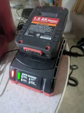 20 volt battery charger and battery. Never used.