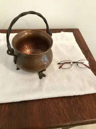 Hand Hammered Copper Apple Butter Cauldron - Made in Germany