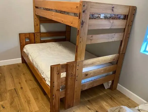 Solid Real Wood Bunk Bed