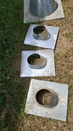 Roof jacks fireplace caps