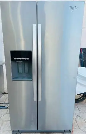 29cu Whirpool Side By Side Stainless Steel Refrigerator