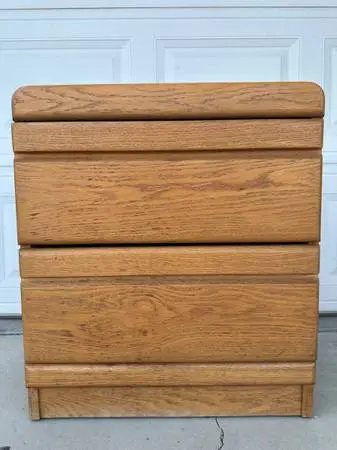 Hard Oak Wood Night Stand