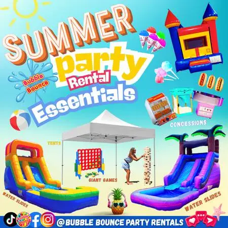 bounce houses jumpers tables and chairs and more