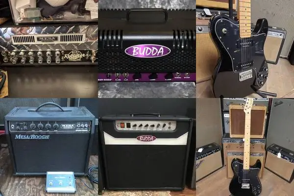 Mesa Boogie & Budda Amps, Fender Telecaster