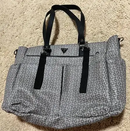 Guess Lottie Tote Diaper Bag Excellent Shape