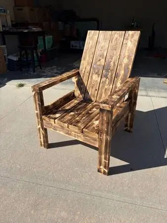 Outdoor Rustic Deck/ Patio Chair