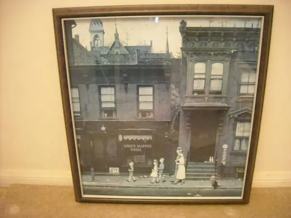 Normman Rockwell, WALKING TO CHURCH, Framed Print