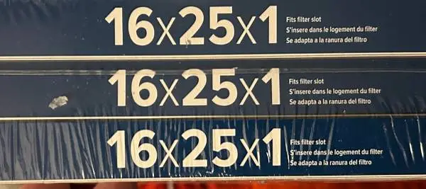 THREE PACK Filtrete Healthy Living AC FILTERS High-Efficiency MPR 2200 Air Filte