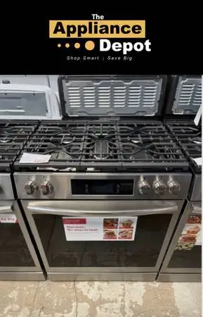 New Frigidaire Gas Slide-in Range