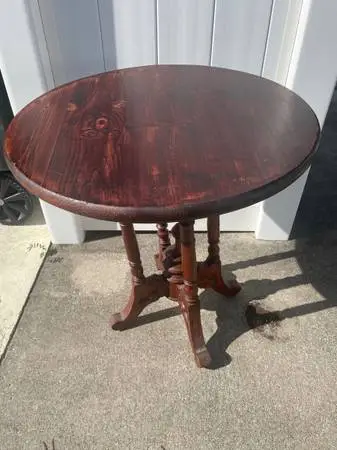 DIY Furniture Project: Bramble Co. Solid Mahogany Side Table (Fixer-Up