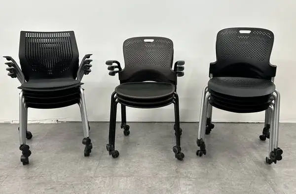 Stacking Office Chair by Herman Miller & Knoll CAPER Chairs PLUS!