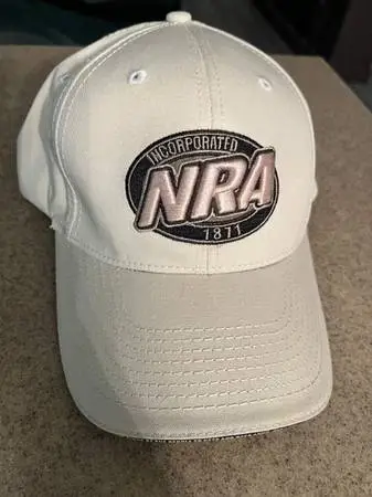 NRA Incorporated 1871 Baseball Cap Adjustable Beige
