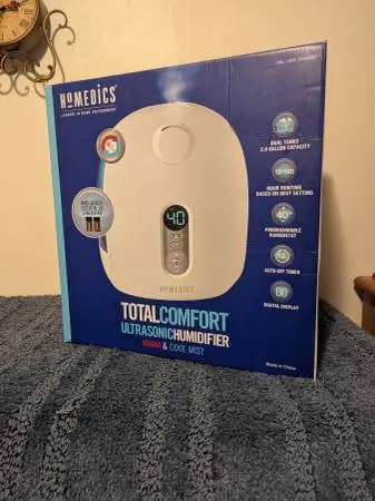 Homedics automatic humidifier whith humidity sensor