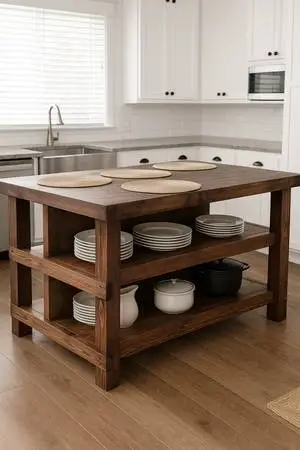 Rustic Style Kitchen Islands and More...