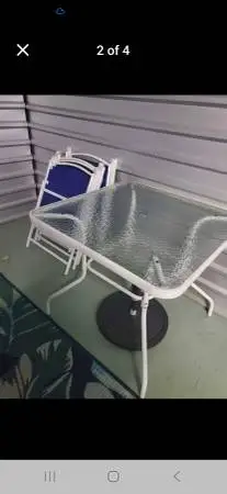 PATIO COMPLETE SET WITH OUTDOOR RUG