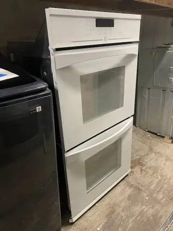 White Kenmore Double Wall Oven Convection Model #790.48172001 Used