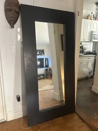 Mongstad Black IKEA Mirror