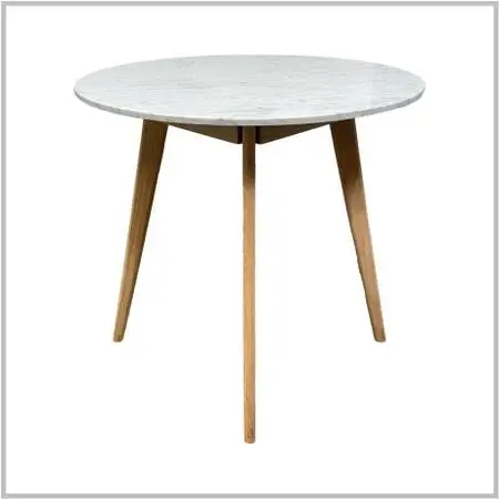 Article Mara Carrara Marble Café Table